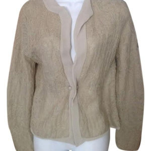 Anthropologie Sleeping on Snow Cardigan Sweater S